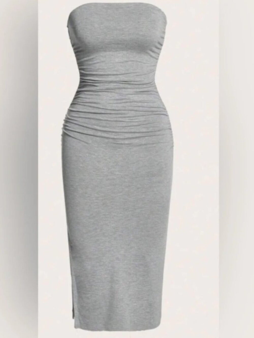 Gray Tube Dress